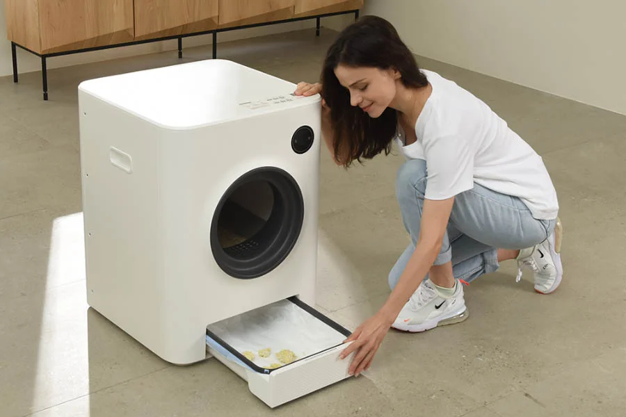 mess free cat litter box